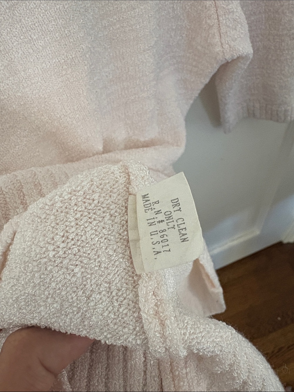 bebe Soft Blush V-Neck Sweater - Picture 5 of 5
